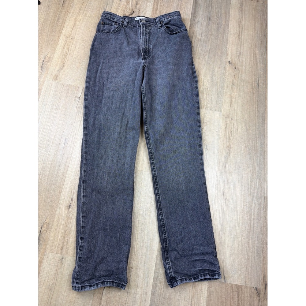 Abercrombie & Fitch Curve Love 90s Straight Ultra High Rise Faded Black 28/6R
